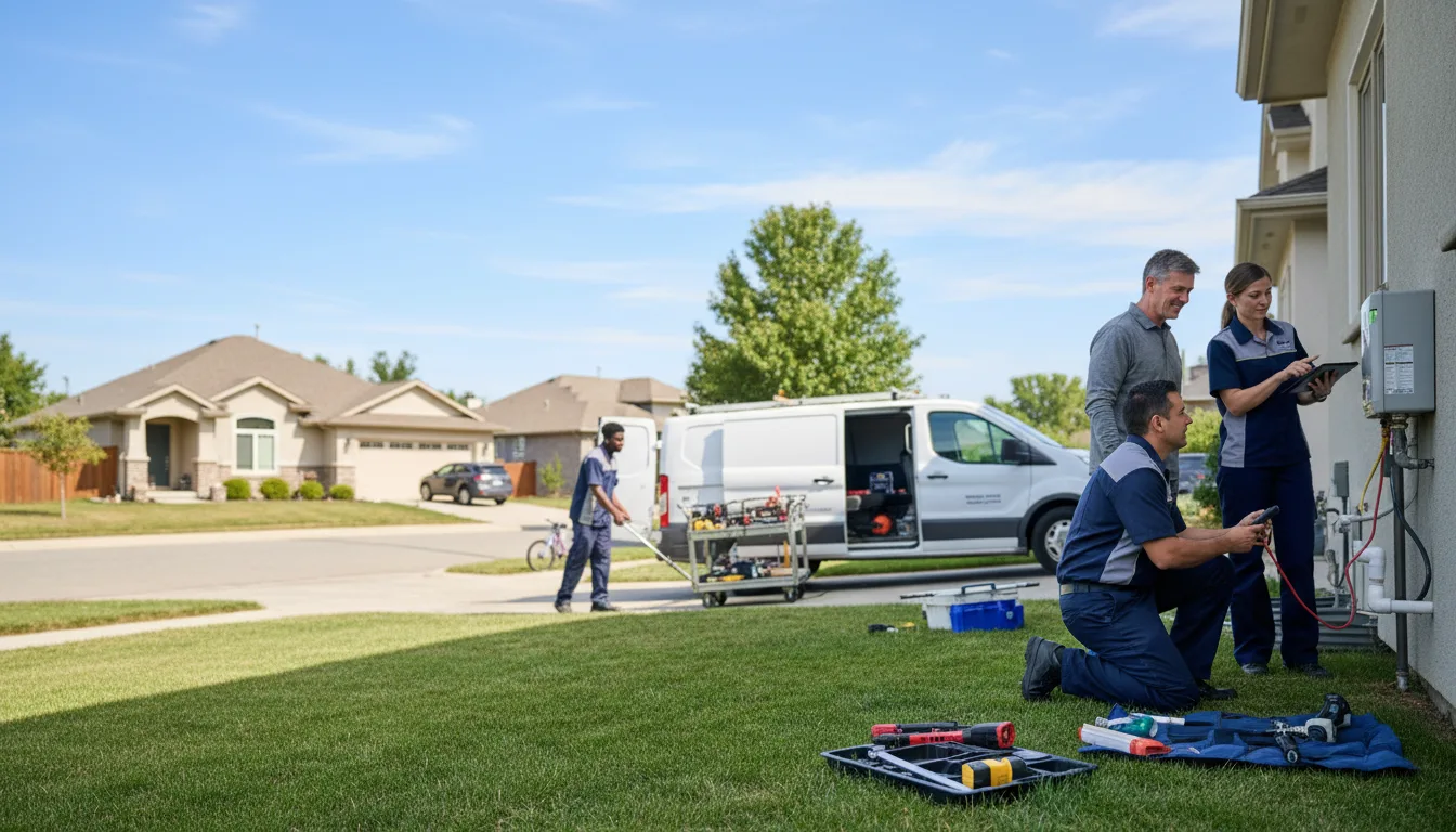 Tankless water heater service in Southfield, MA